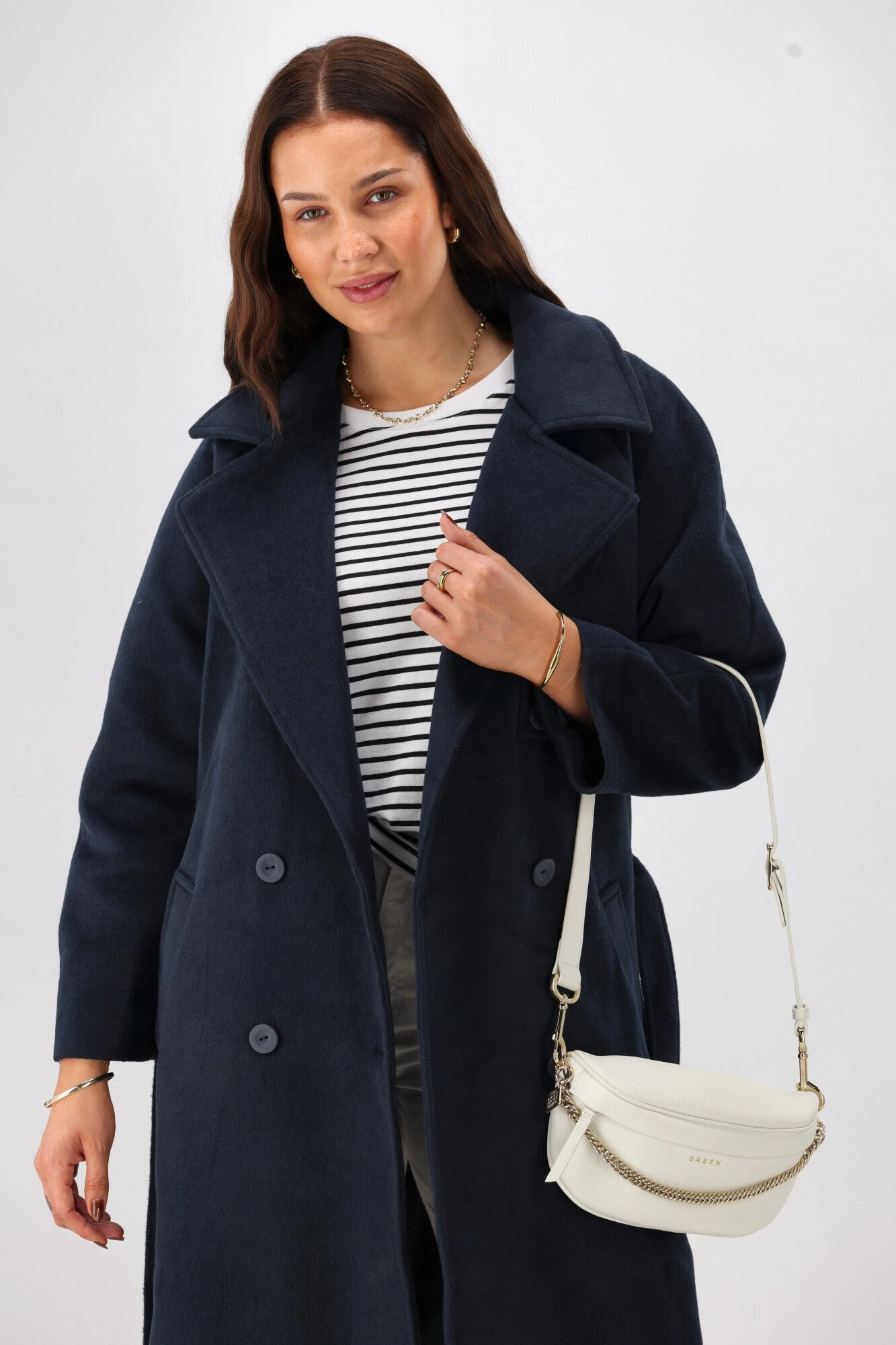 Elm Clemence Coat Dark Sapphire