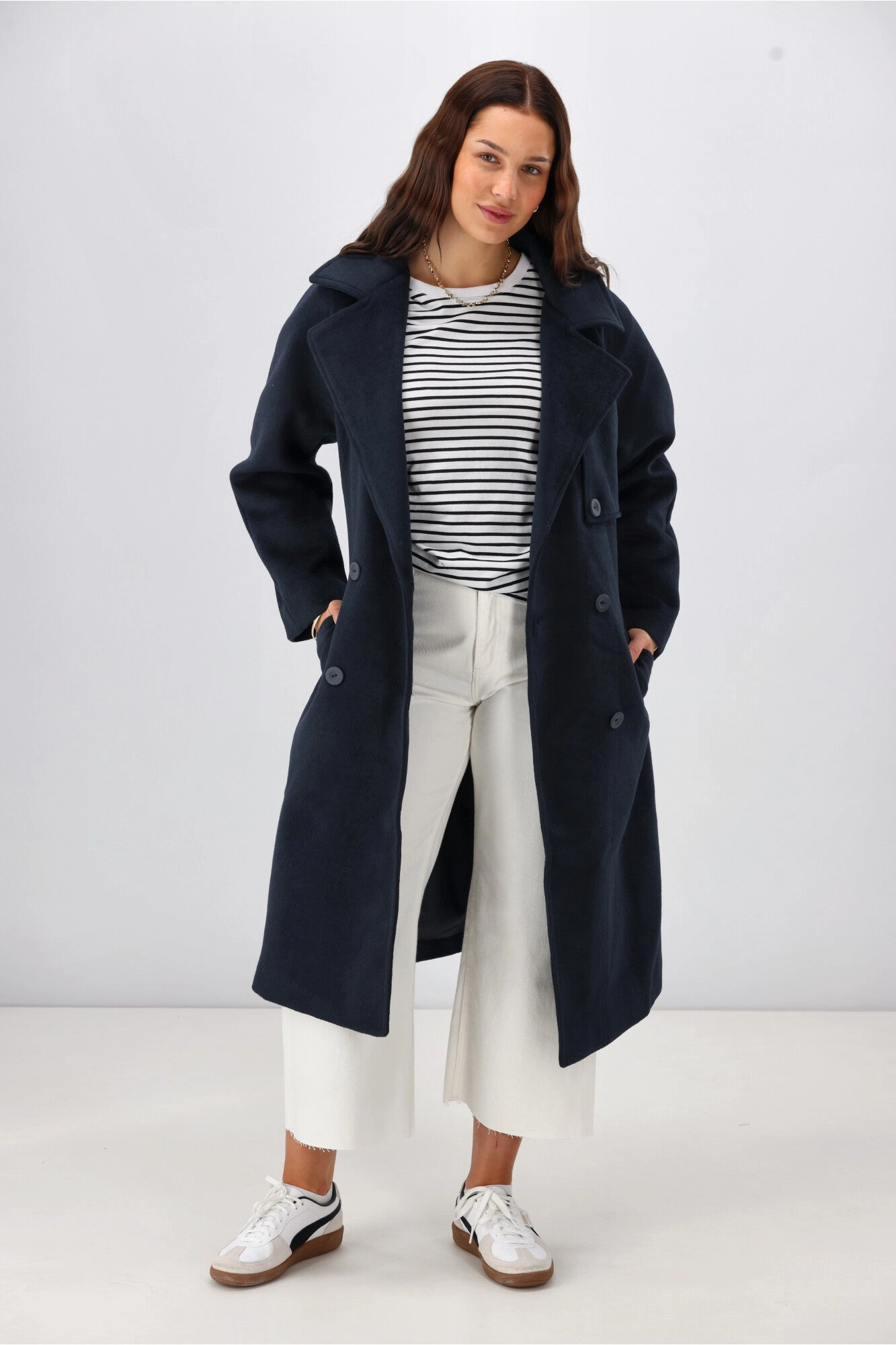 Elm Clemence Coat Dark Sapphire