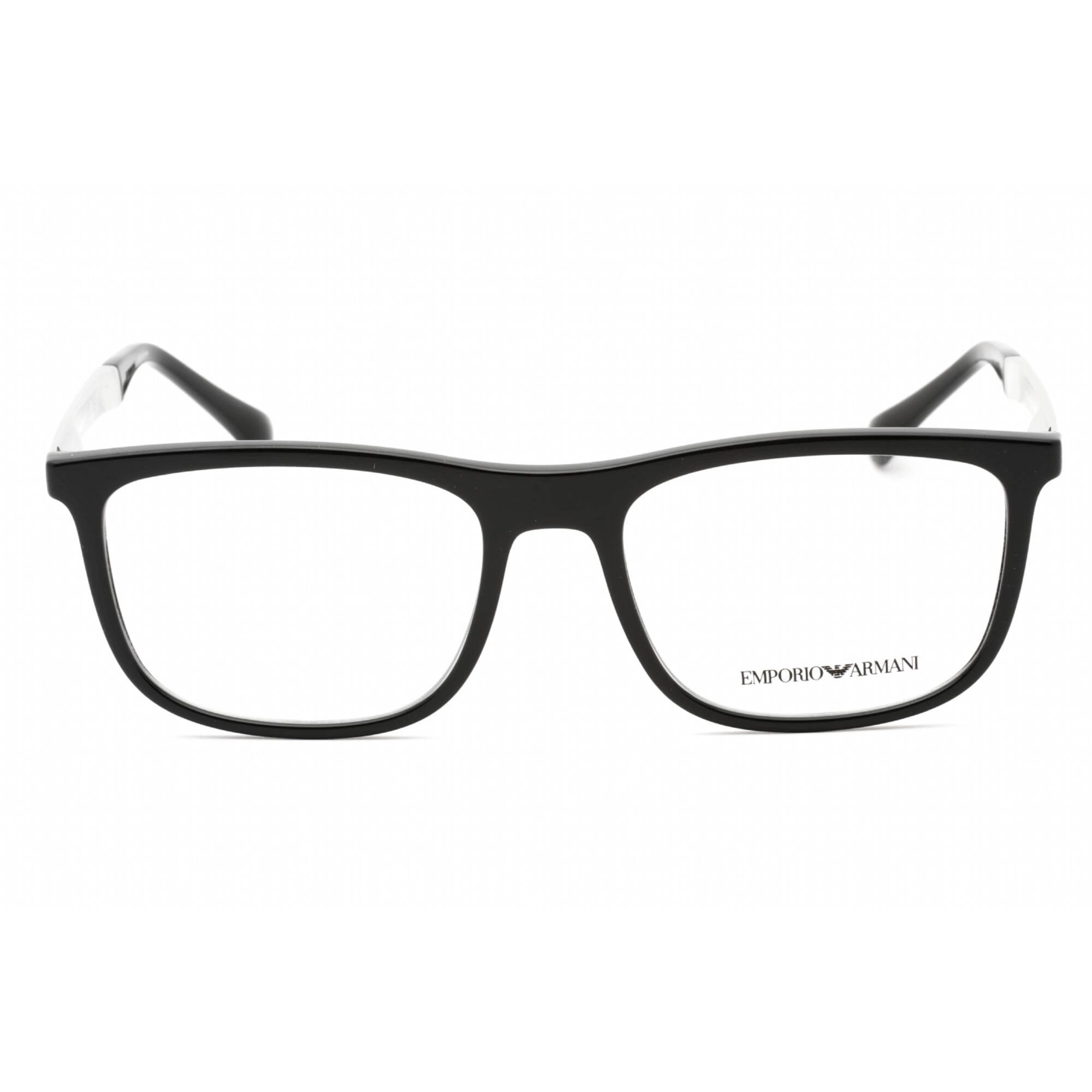 Emporio Armani Men's Eyeglasses - Rubber Black Plastic Full Rim Frame | 0EA3170 5001
