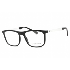 Emporio Armani Men's Eyeglasses - Rubber Black Plastic Full Rim Frame | 0EA3170 5001