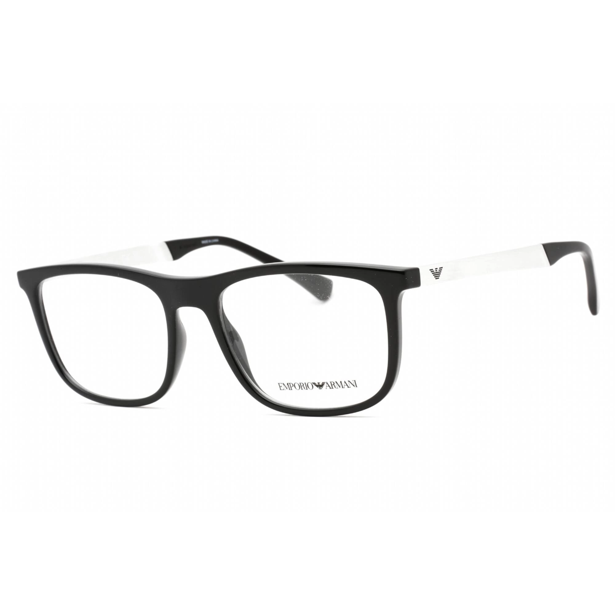 Emporio Armani Men's Eyeglasses - Rubber Black Plastic Full Rim Frame | 0EA3170 5001
