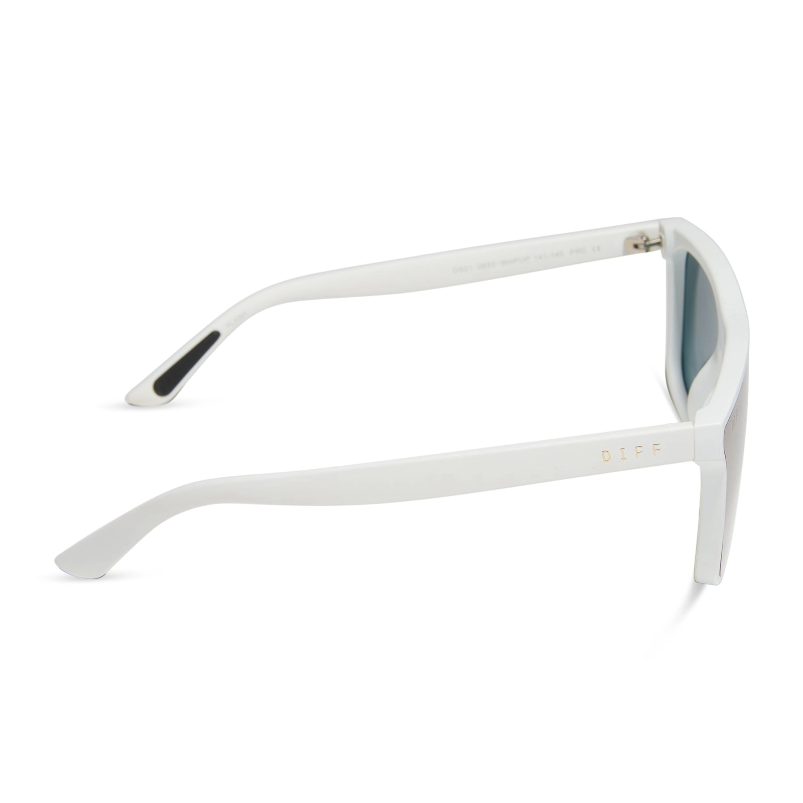 FLASH - MATTE WHITE   PURPLE MIRROR   POLARIZED SUNGLASSES