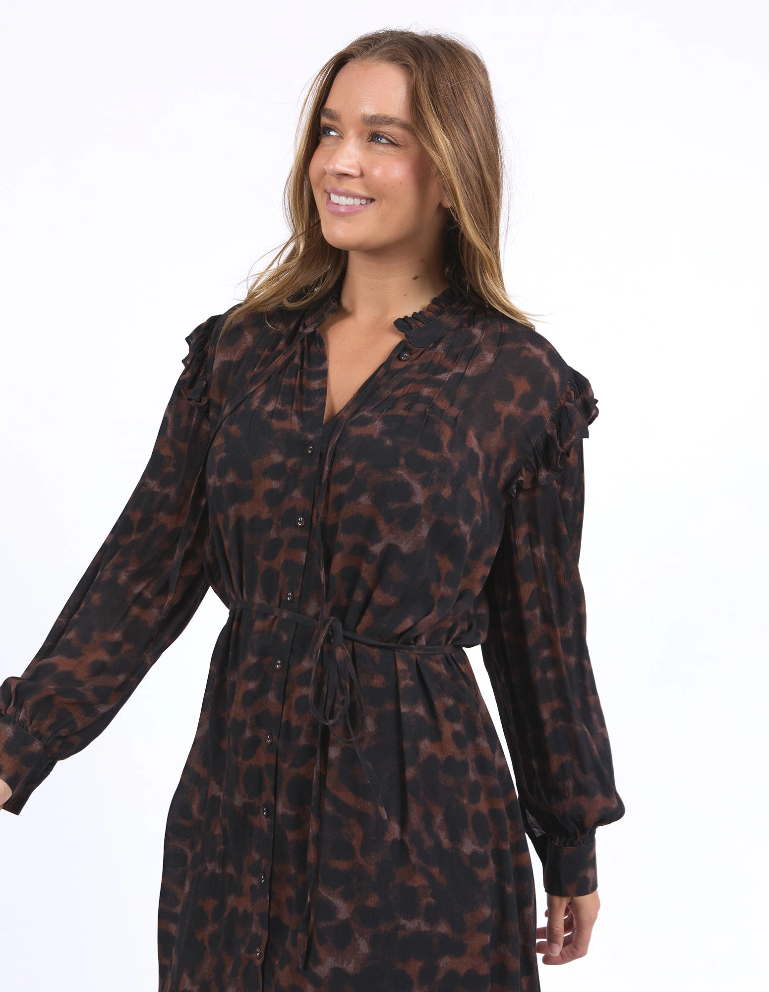 Foxwood Tulliana Leopard Dress Leopard Print
