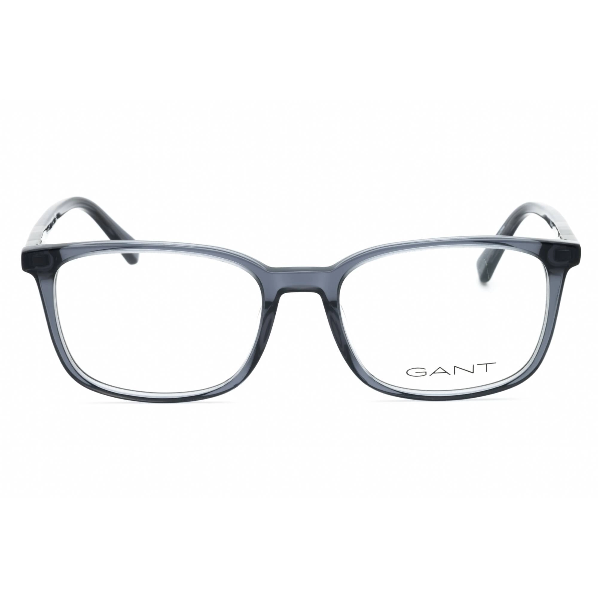 Gant Men's Eyeglasses - Grey/Other Acetate Square Frame Clear Demo Lens | GA3264 020