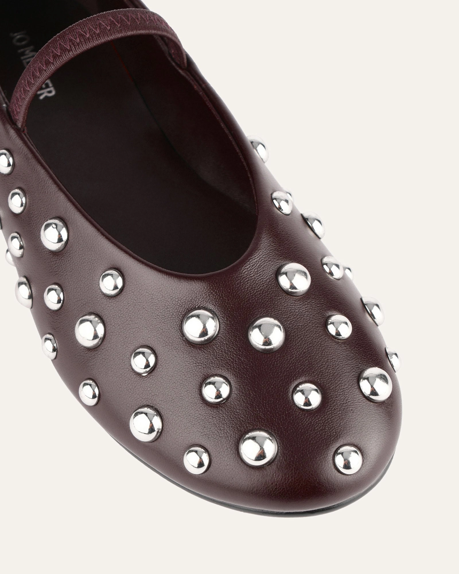 GOLDIE CASUAL FLATS MERLOT LEATHER