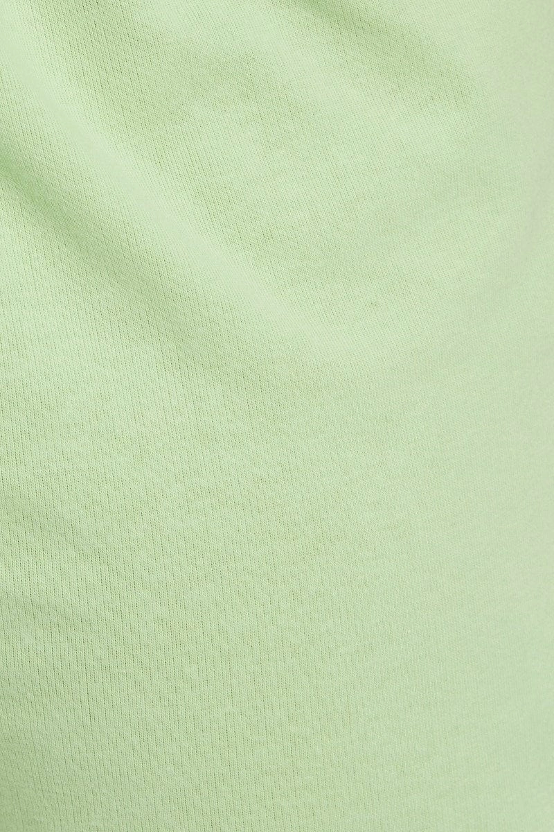 Green Sweat Lounge Short