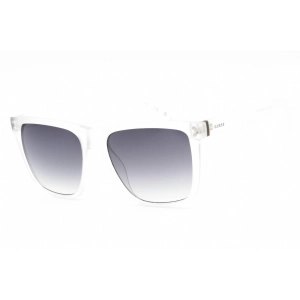 Guess Factory Men's Sunglasses - Black Aviator Plastic Frame Smoke Lens | GF0235 27C