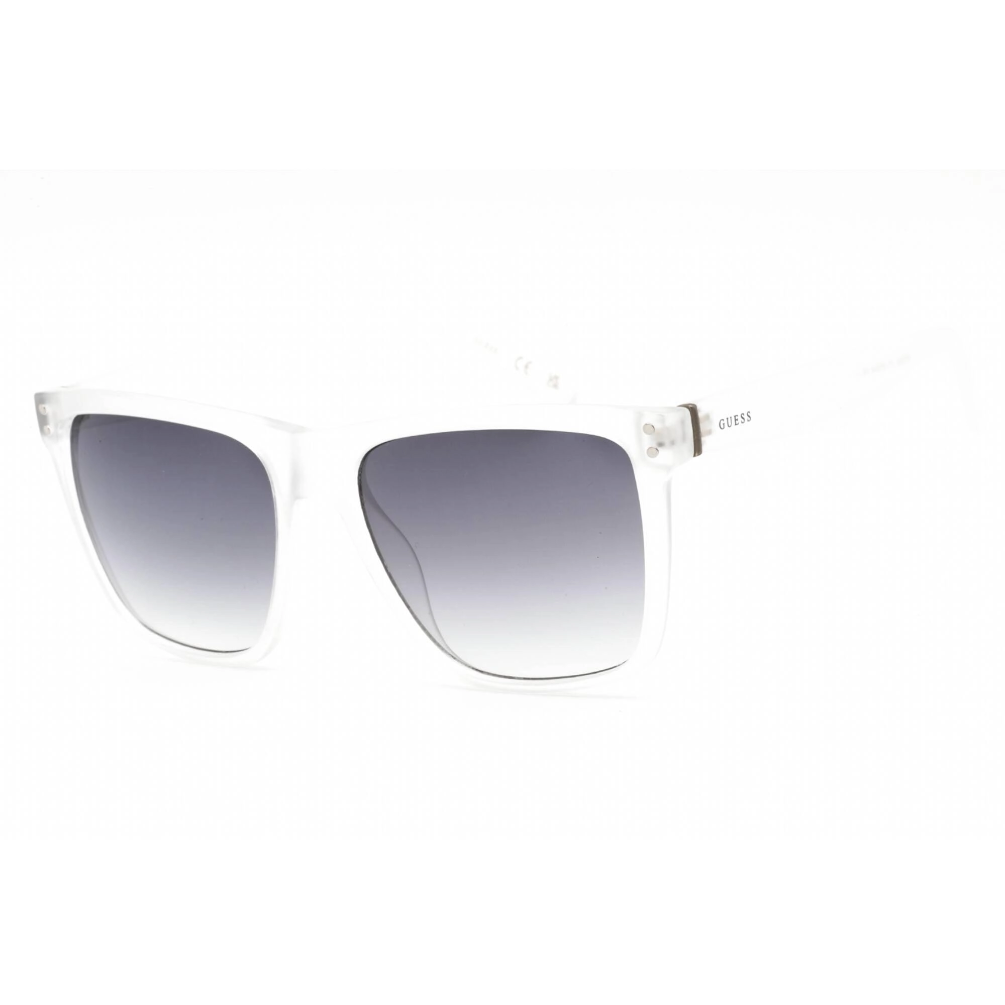 Guess Factory Men's Sunglasses - Black Aviator Plastic Frame Smoke Lens | GF0235 27C