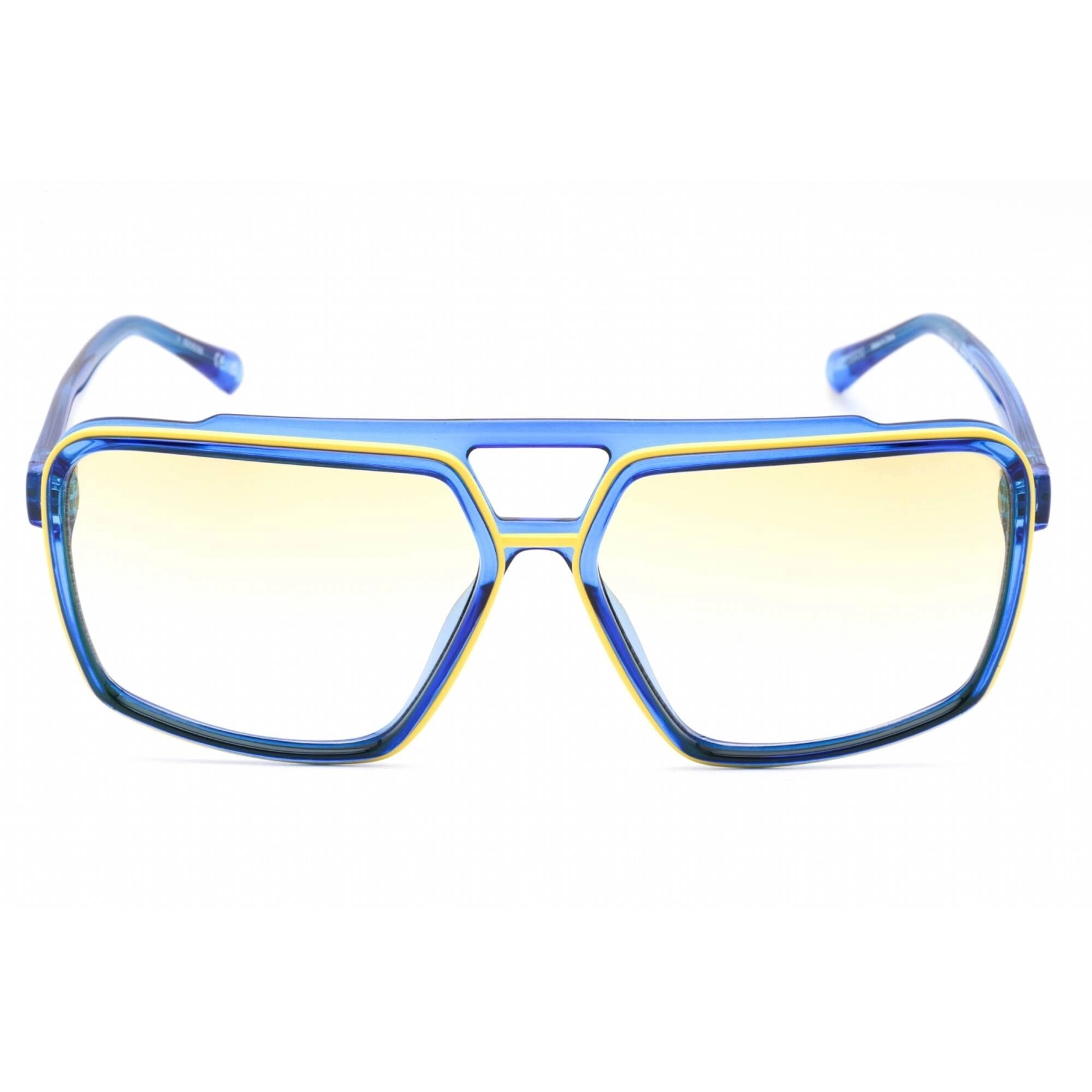 Guess Men's Sunglasses - Full Rim Blue/Other Plastic Rectangular Shape | GU00076 92F