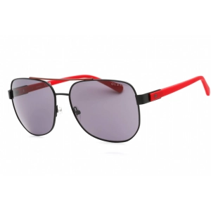 Guess Men's Sunglasses - Matte Black Metal Adjustable Nose Pads Frame | GU00015 02A