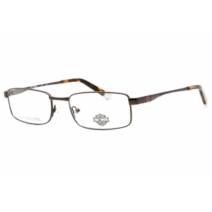 Harley Davidson Men's Eyeglasses - Clear Demo Lens Brown Metal Frame | HD0423 D96