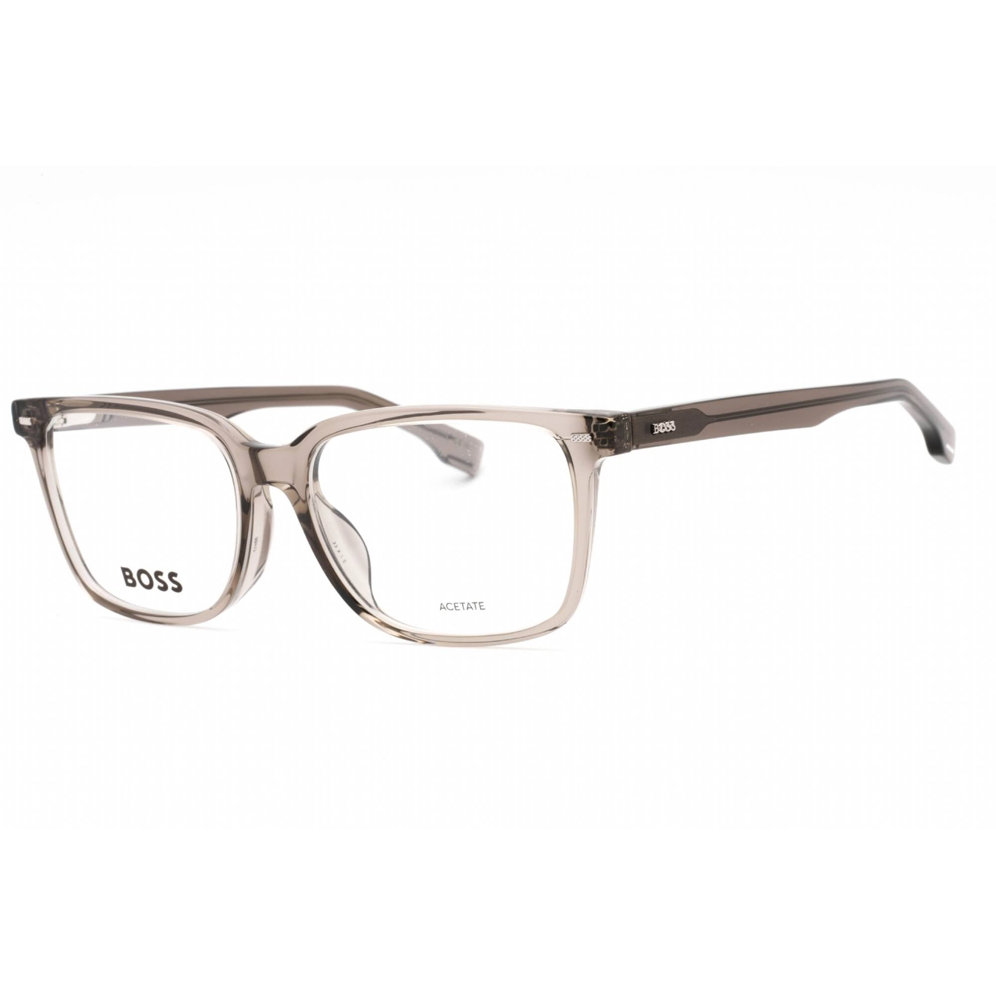Hugo Boss Men's Eyeglasses - Brown Plastic Rectangular Frame | BOSS 1480/F 009Q 00
