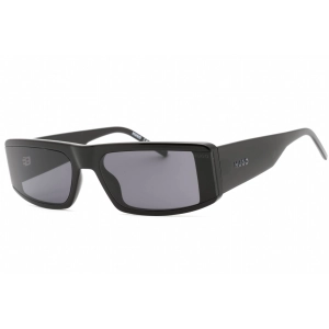 Hugo Men's Sunglasses - Black Plastic Rectangular Full Rim Frame | HG 1193/S 0807 IR