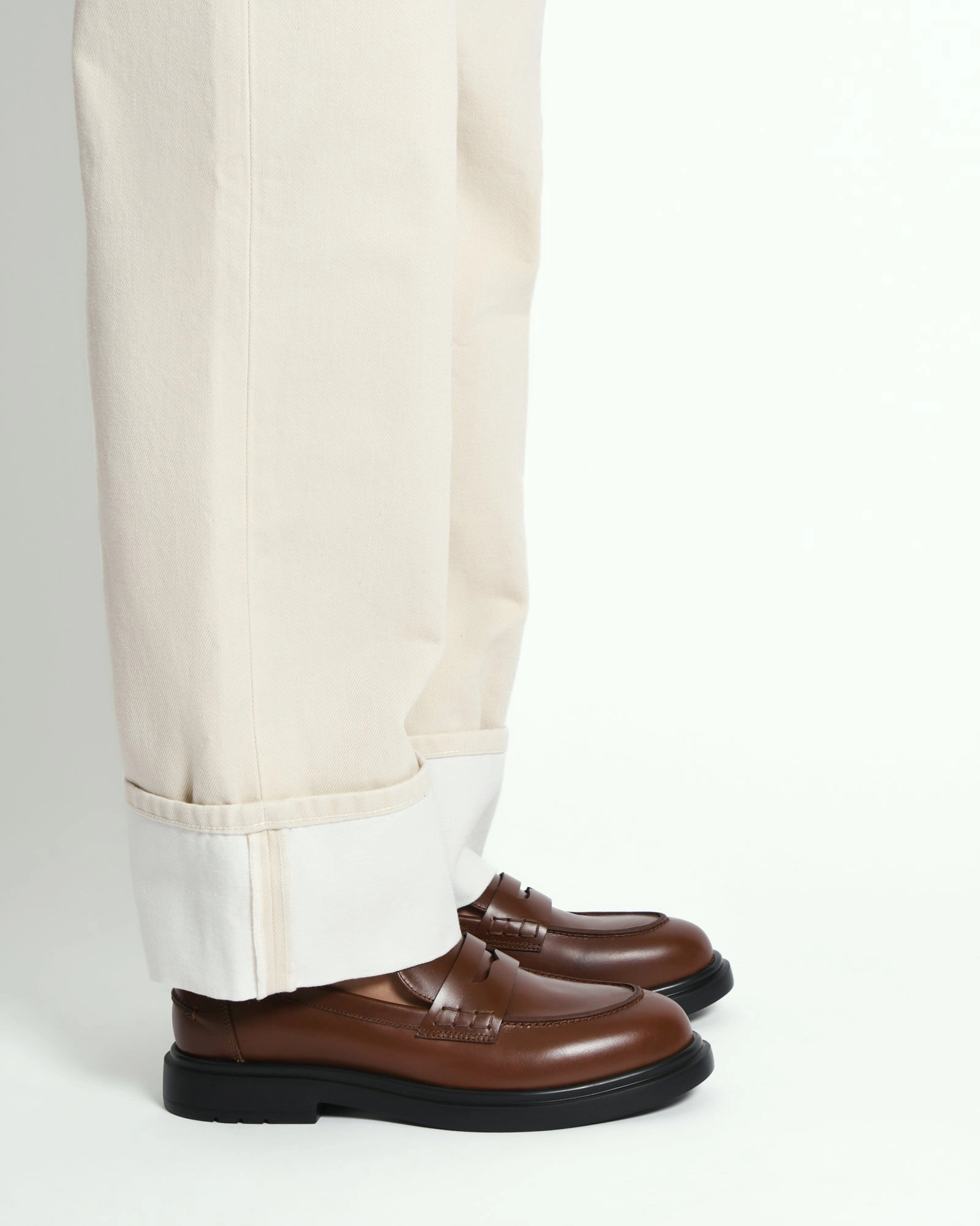 JARVIS LOAFERS CHESTNUT LEATHER