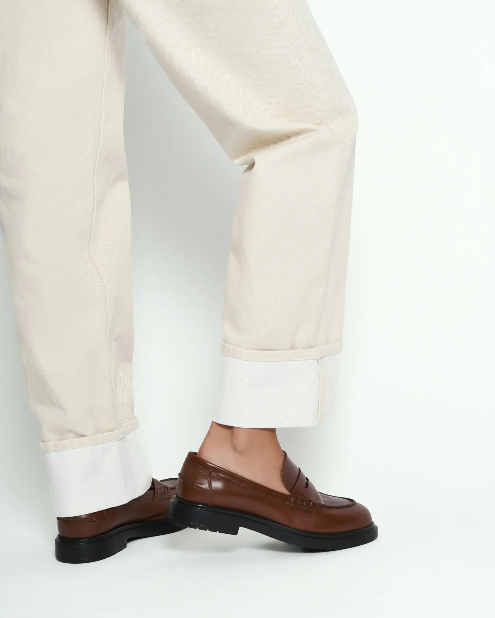JARVIS LOAFERS CHESTNUT LEATHER