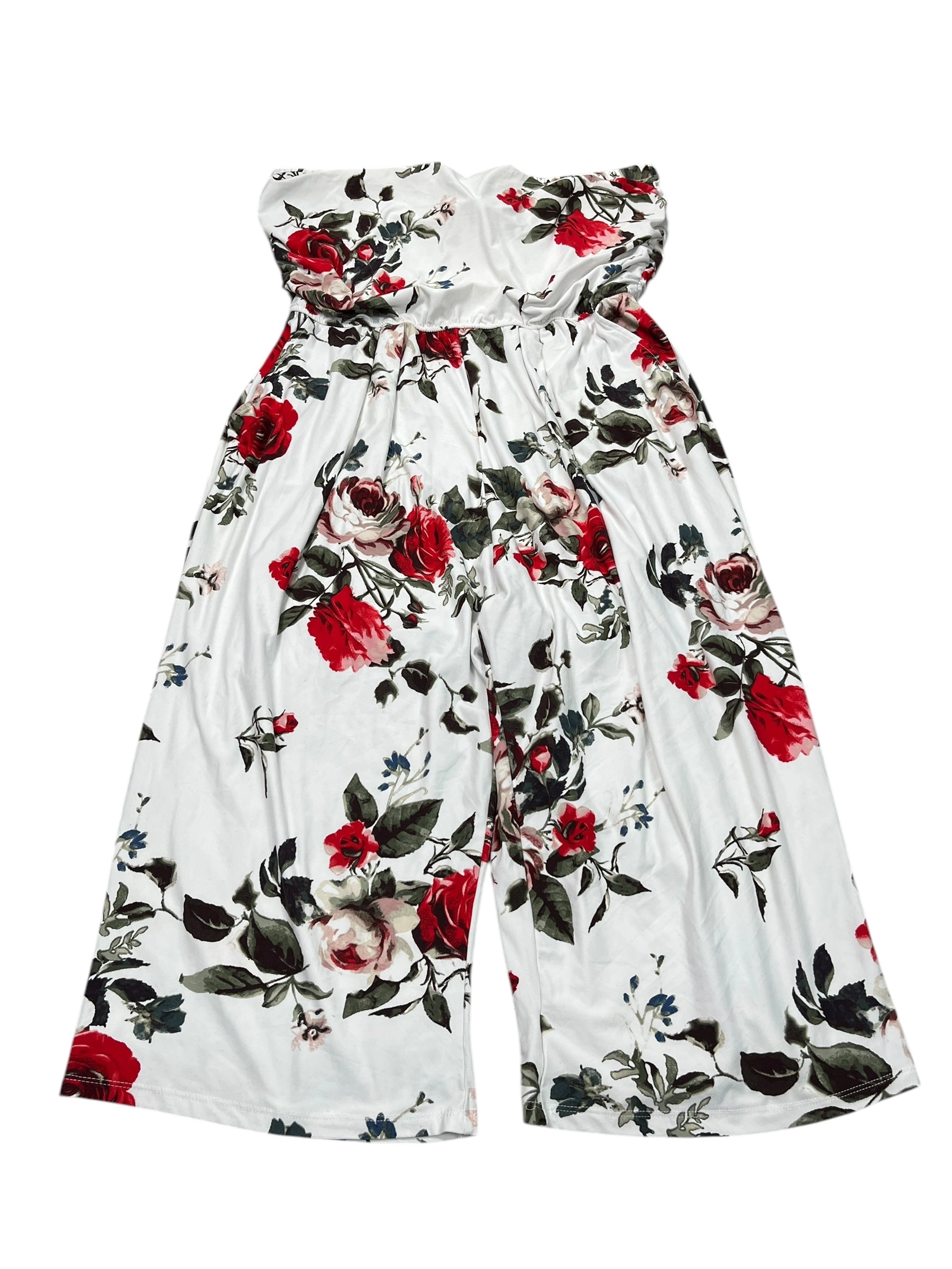 Jumpsuit By J For Justify In Floral Print, Size:3X