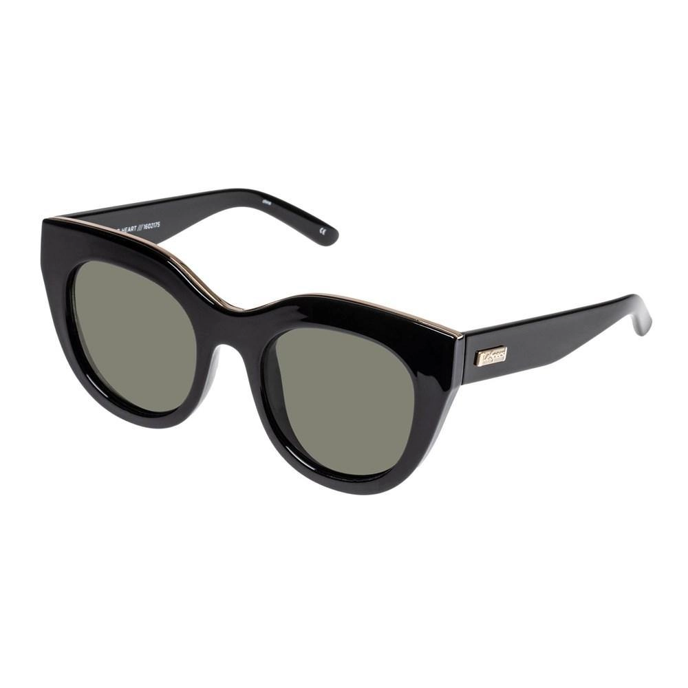 Le Specs Air Heart Black Gold