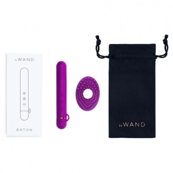 Le Wand Baton Vibrator - Dark Cherry