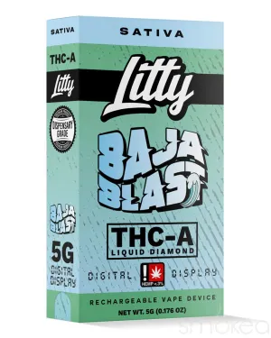 Litty 5g THCA Signature Blend Vape - Baja Blast