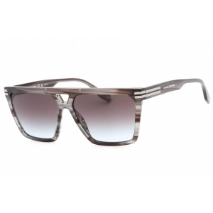 Marc Jacobs Men's Sunglasses Grey Horn Plastic Rectangular Frame | MARC 717/S 02W8 98