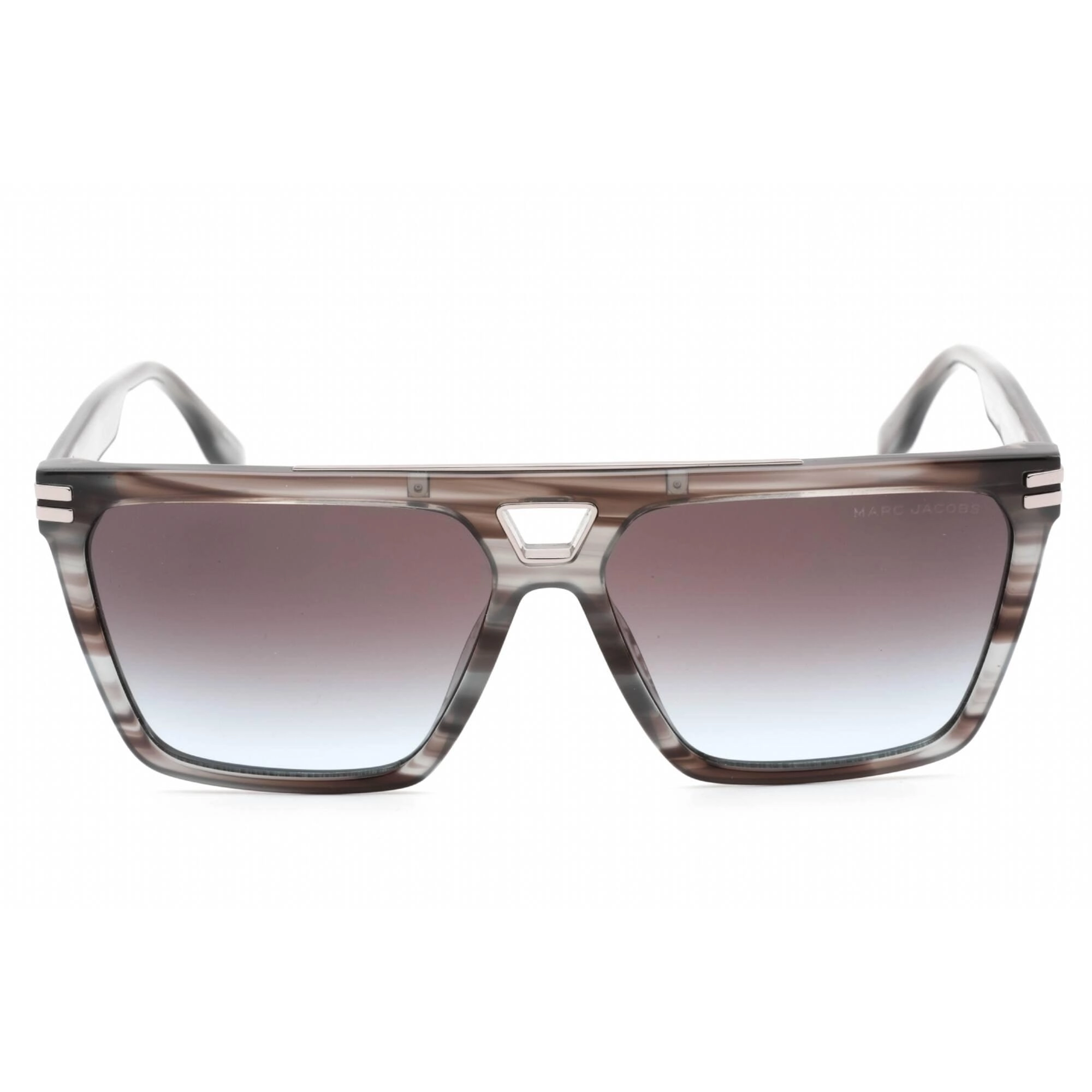 Marc Jacobs Men's Sunglasses Grey Horn Plastic Rectangular Frame | MARC 717/S 02W8 98
