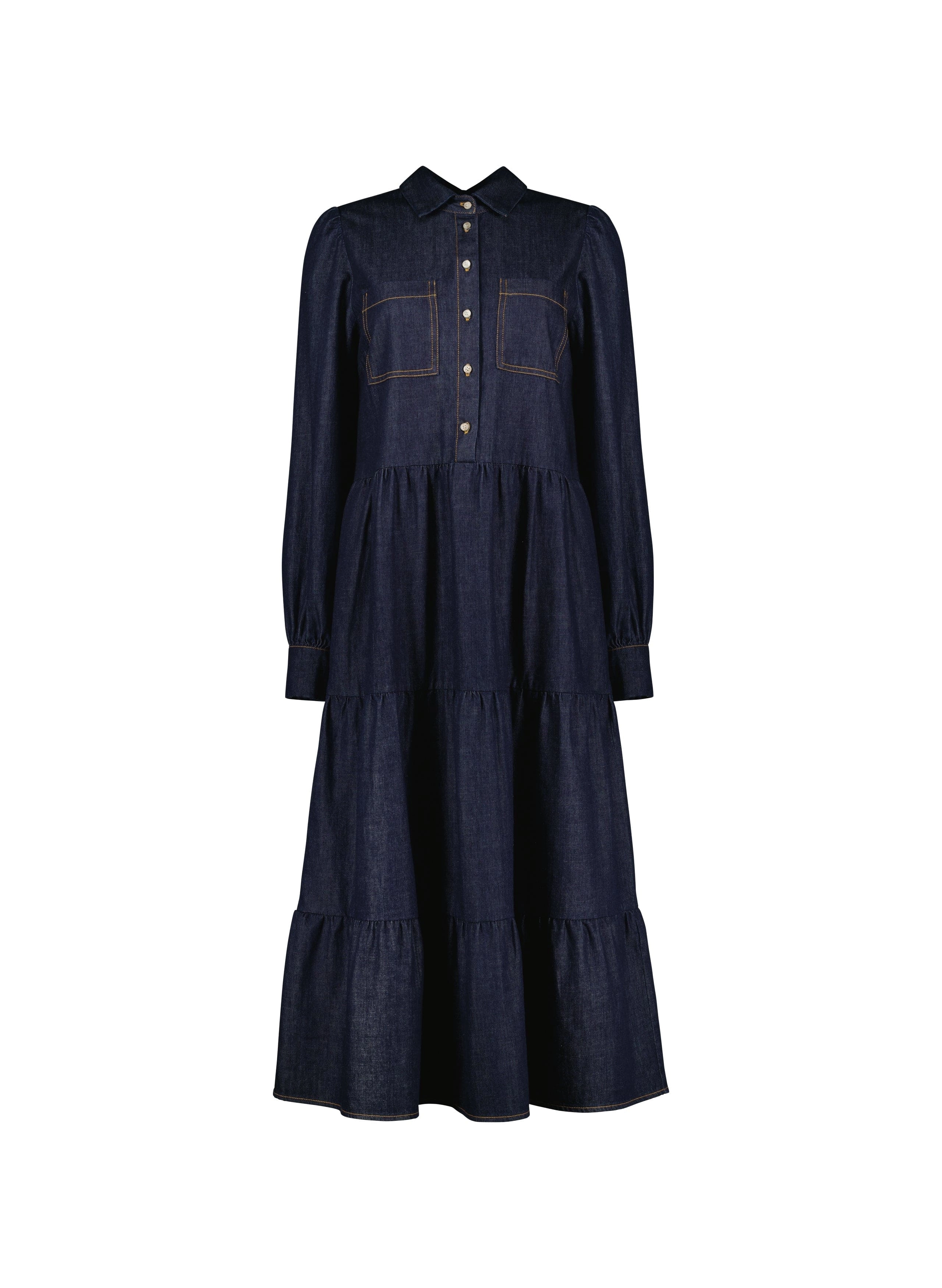 Mel Organic Cotton Dress | Dark Denim