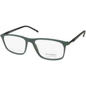 Morel Men's Eyeglasses - Green Plastic Full Rim Rectangular Shape Frame | 30267L VN06