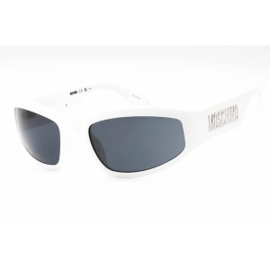 Moschino Men's Sunglasses - Matte White Rectangular Full Rim Frame | MOS164/S 06HT IR