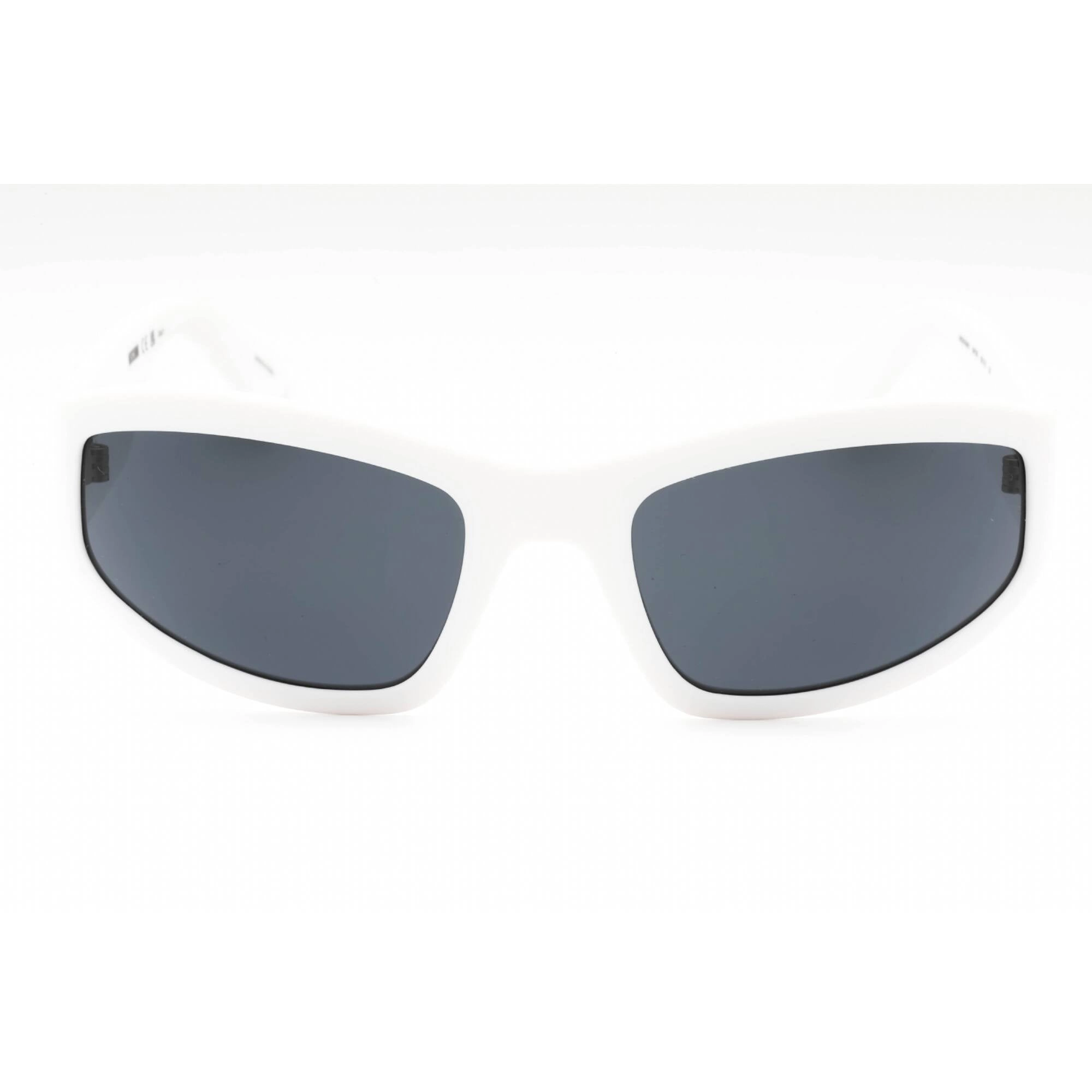 Moschino Men's Sunglasses - Matte White Rectangular Full Rim Frame | MOS164/S 06HT IR