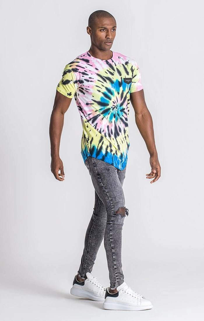Multicolor Tie Dye Tee