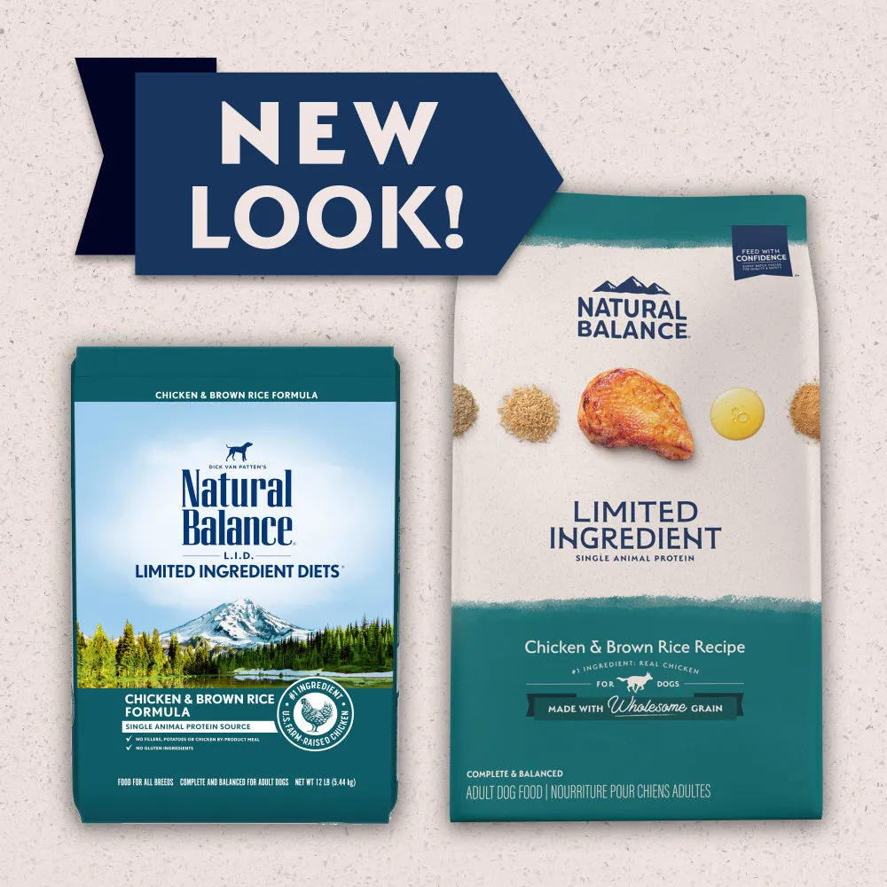 Natural Balance L.I.D. Limited Ingredient Diet Chicken & Brown Rice Formula Dry Dog Food