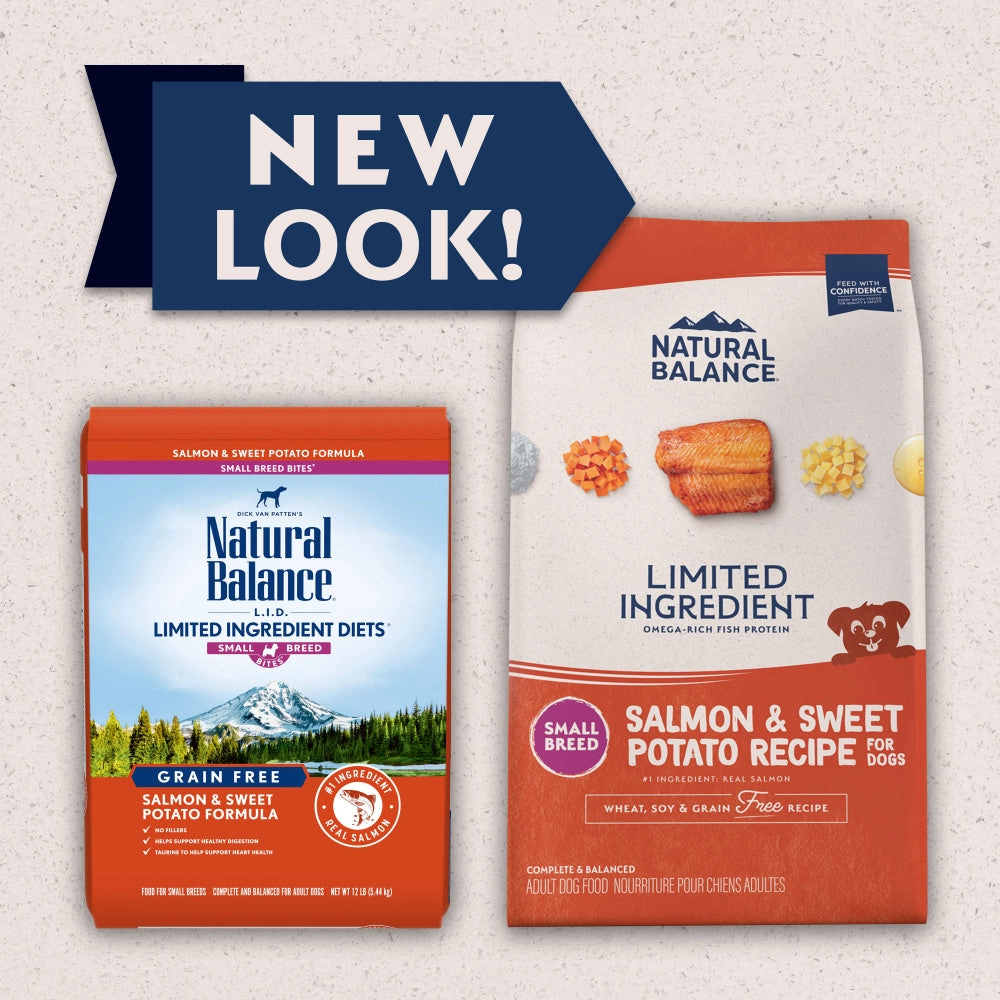Natural Balance L.I.D. Limited Ingredient Diets Adult Maintenance Sweet Potato and Fish Small Breed Bites Dry Dog Food
