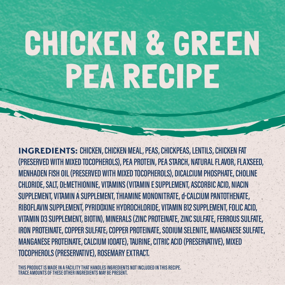 Natural Balance L.I.D. Limited Ingredient Diets Green Pea & Chicken Dry Cat Food