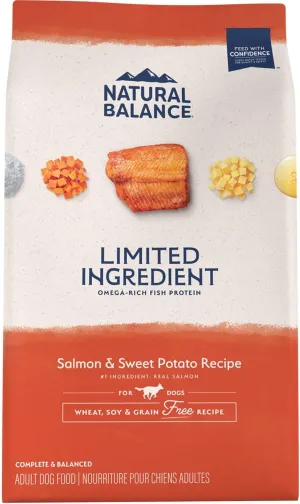 Natural Balance Limited Ingredient Grain-Free Salmon & Sweet Potato Recipe Dry Dog Food