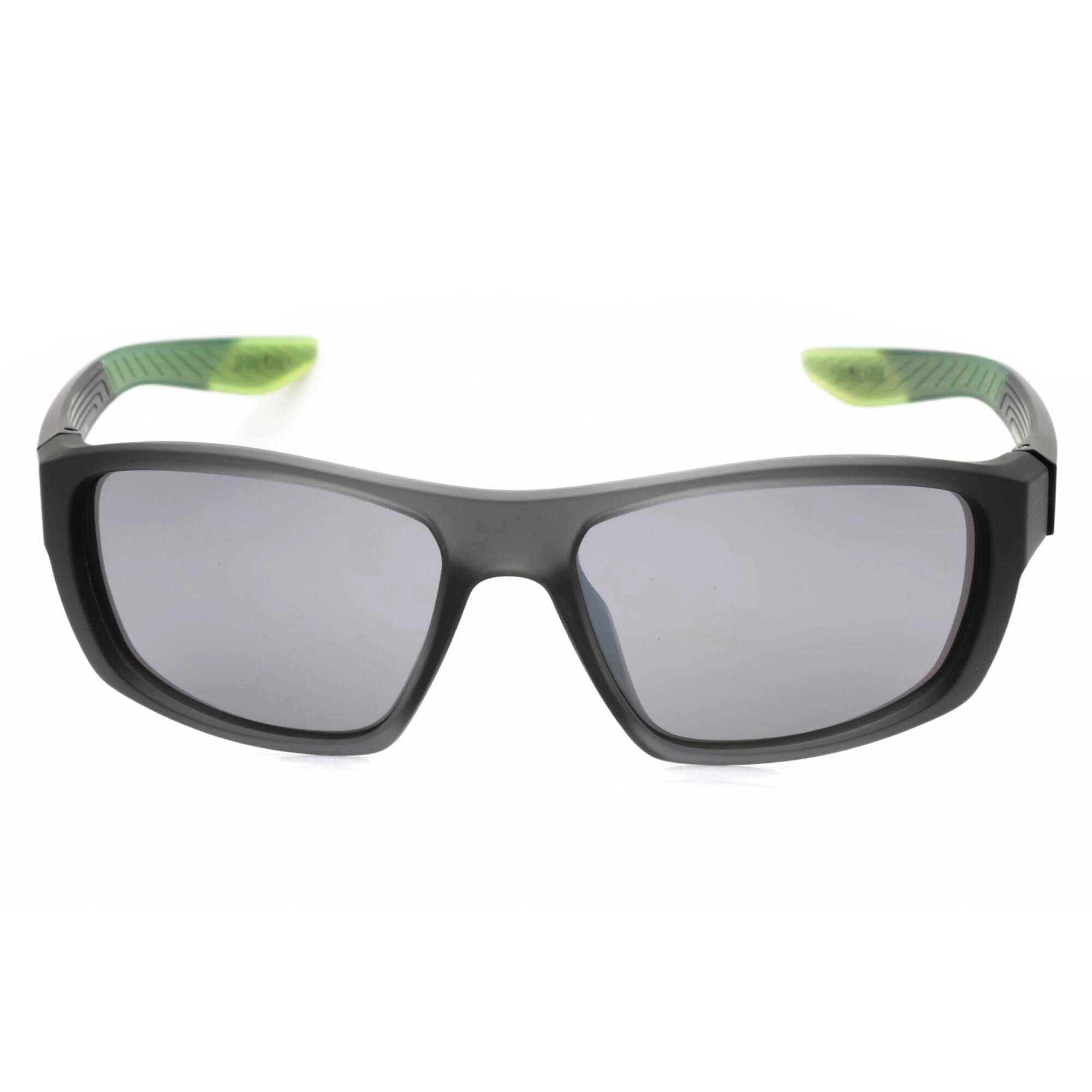 Nike Men's Sunglasses - Matte Dark Grey Plastic Rectangular Full Rim | CT8179 021