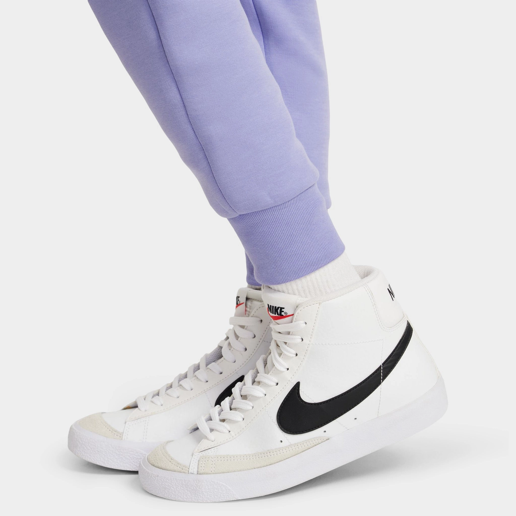 Nike Sportswear Junior Girls' Tech Fleece Joggers Lilac Ice / Black - Black
