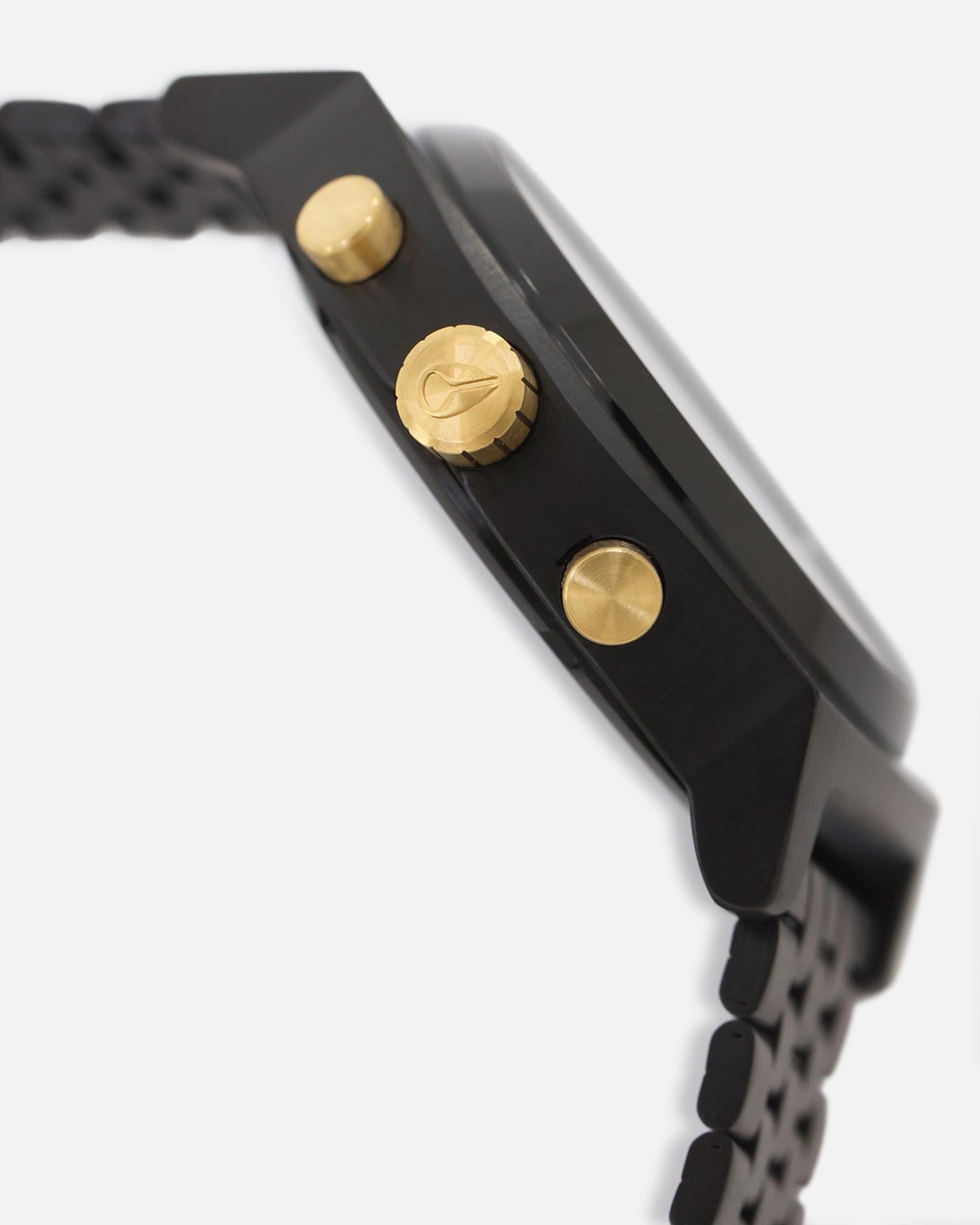 Nixon Time Teller Chrono Watch Black/Gold