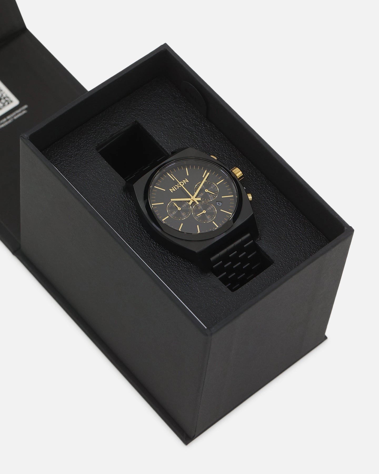 Nixon Time Teller Chrono Watch Black/Gold