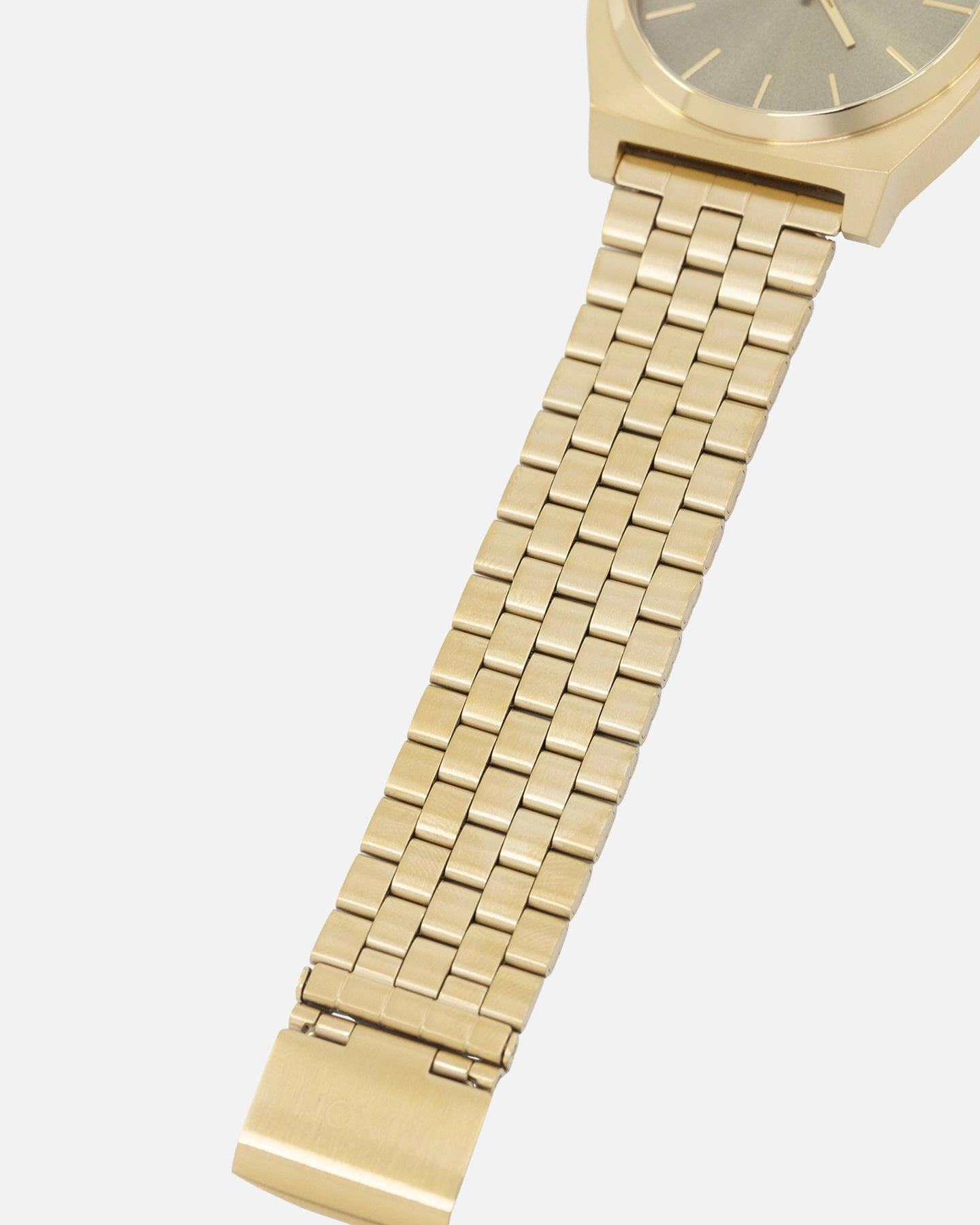 Nixon Time Teller Watch Light Gold/Vintage White