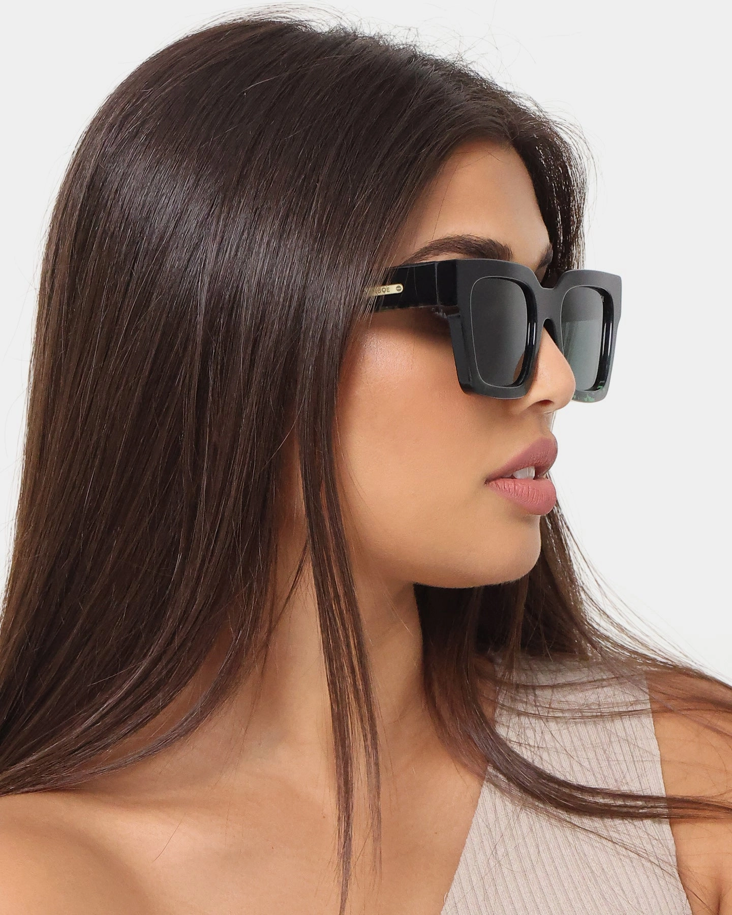 NUQE Jones XL Sunglasses Black/Green