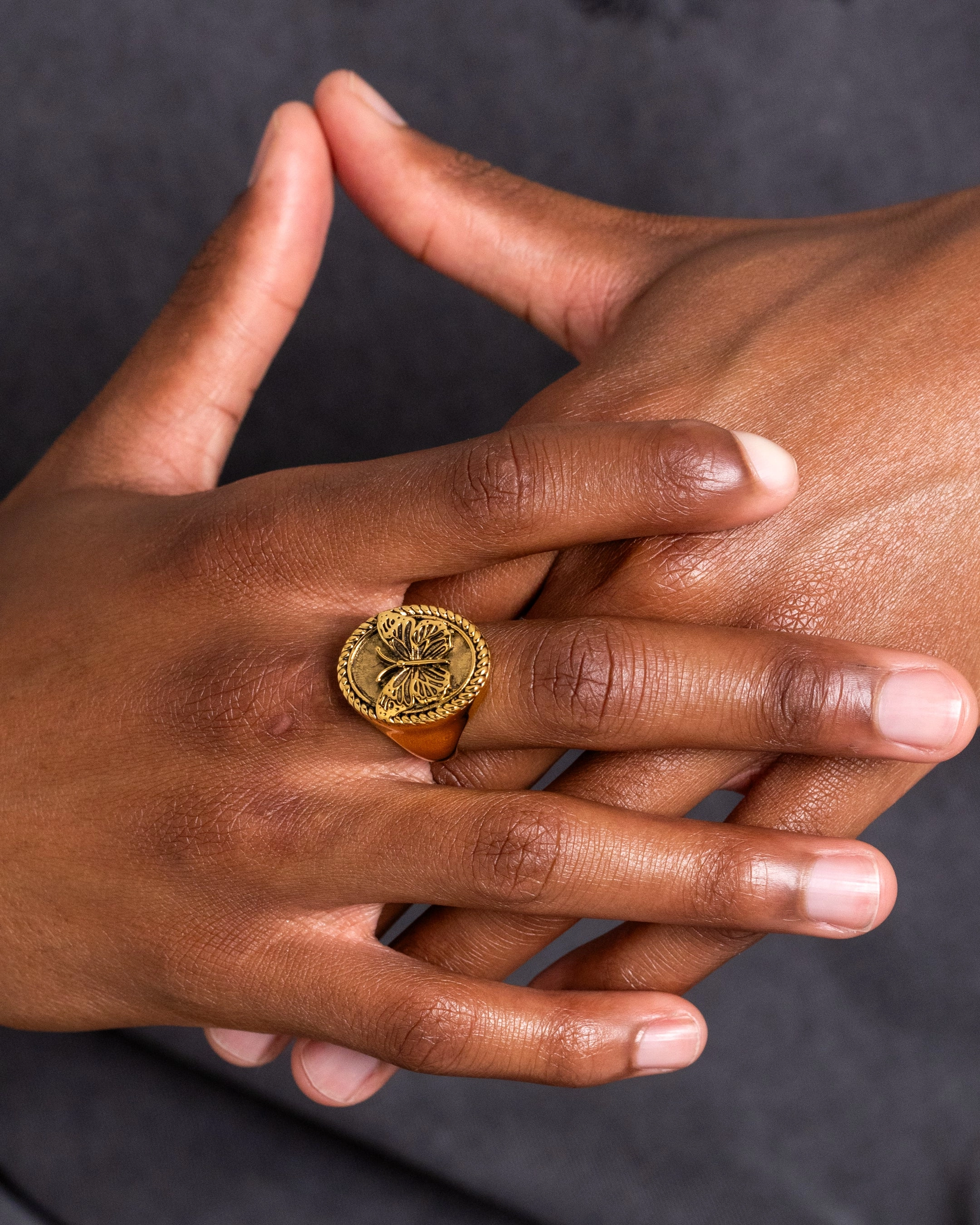 NXS Butterfly Effect Ring Gold