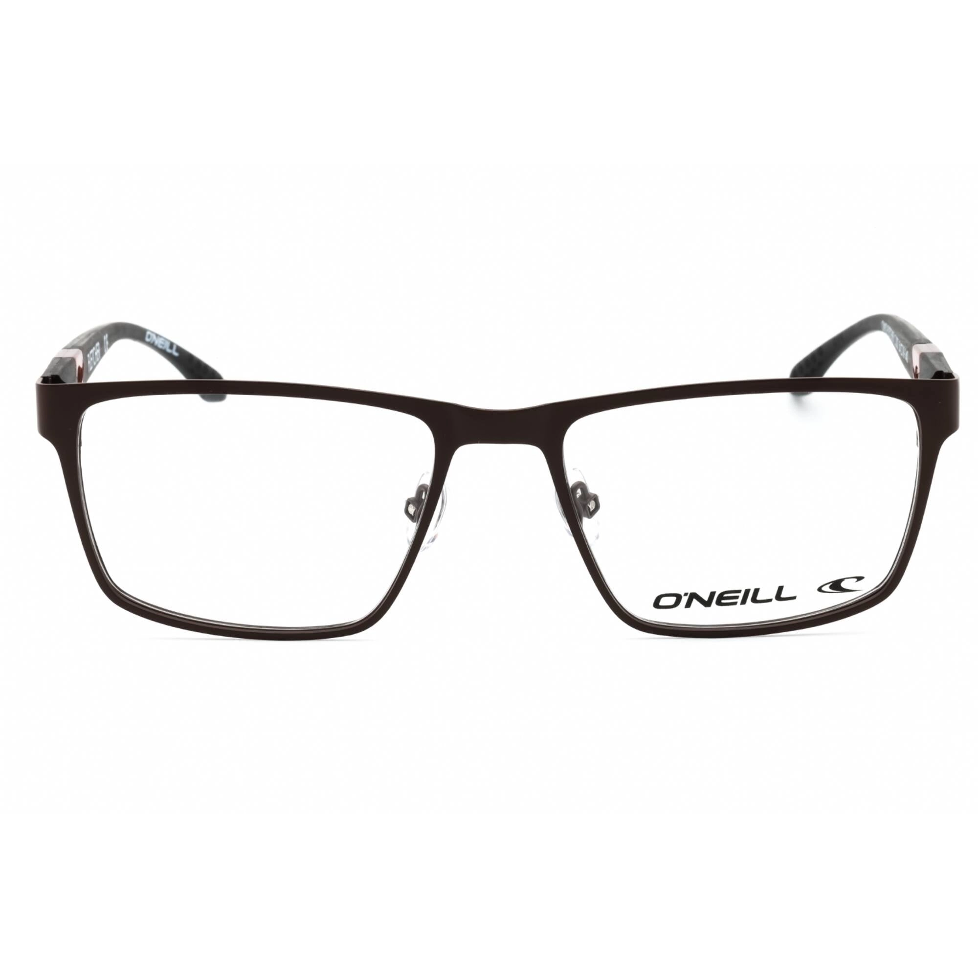 ONeill Men's Eyeglasses - Matte Brown Metal Rectangular Shape Frame | ONO-FLETCHER 003