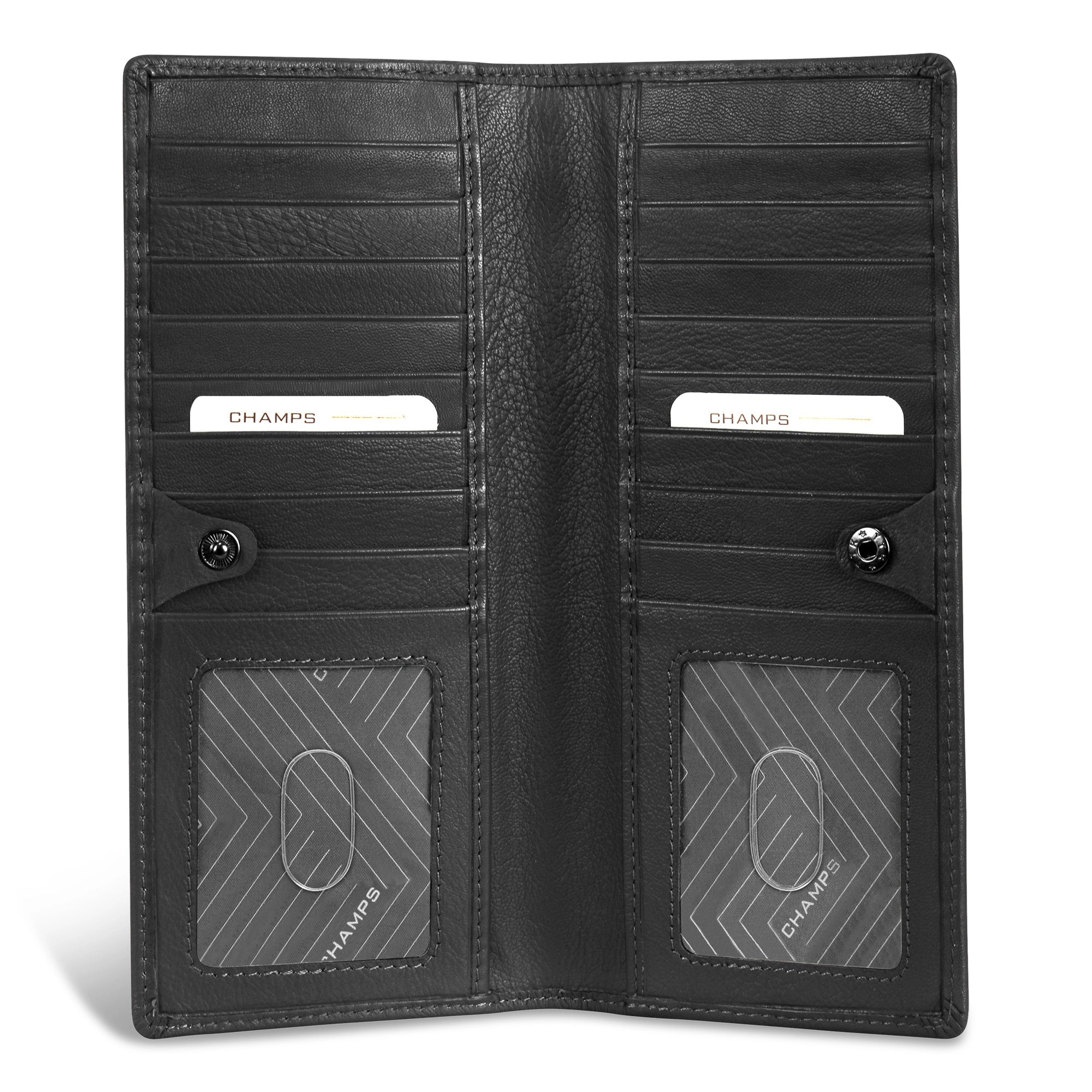 Onyx / Leather Breast Wallet *Drop Ship*