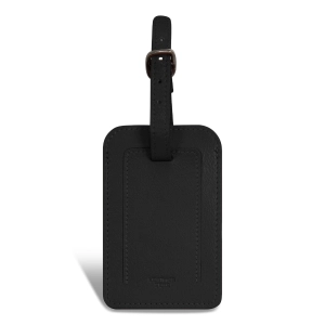 Onyx / Leather Luggage Tags *Drop Ship*