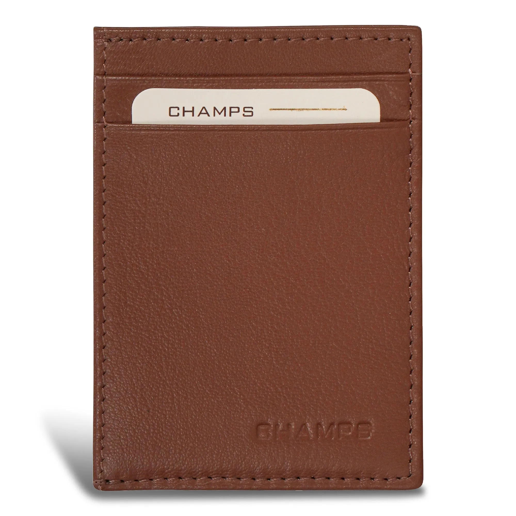 Onyx / Leather Mag Hybrid Card Holder *Drop Ship*