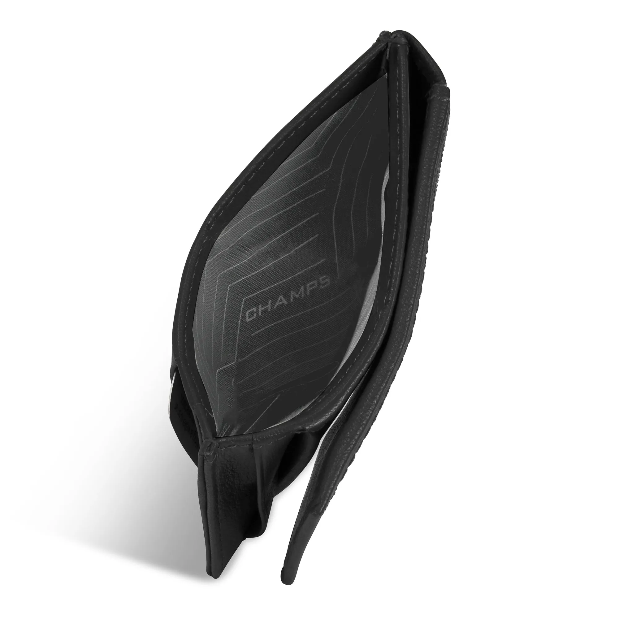 Onyx / Leather Mag Hybrid Card Holder *Drop Ship*
