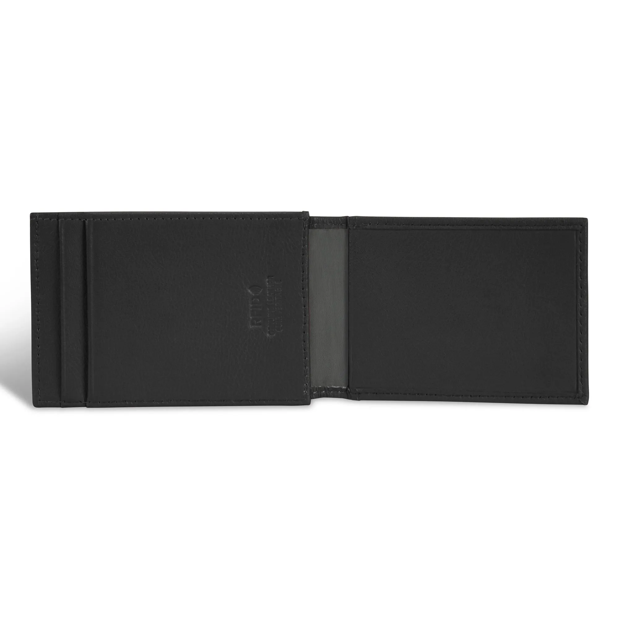 Onyx / Leather Mag Hybrid Card Holder *Drop Ship*