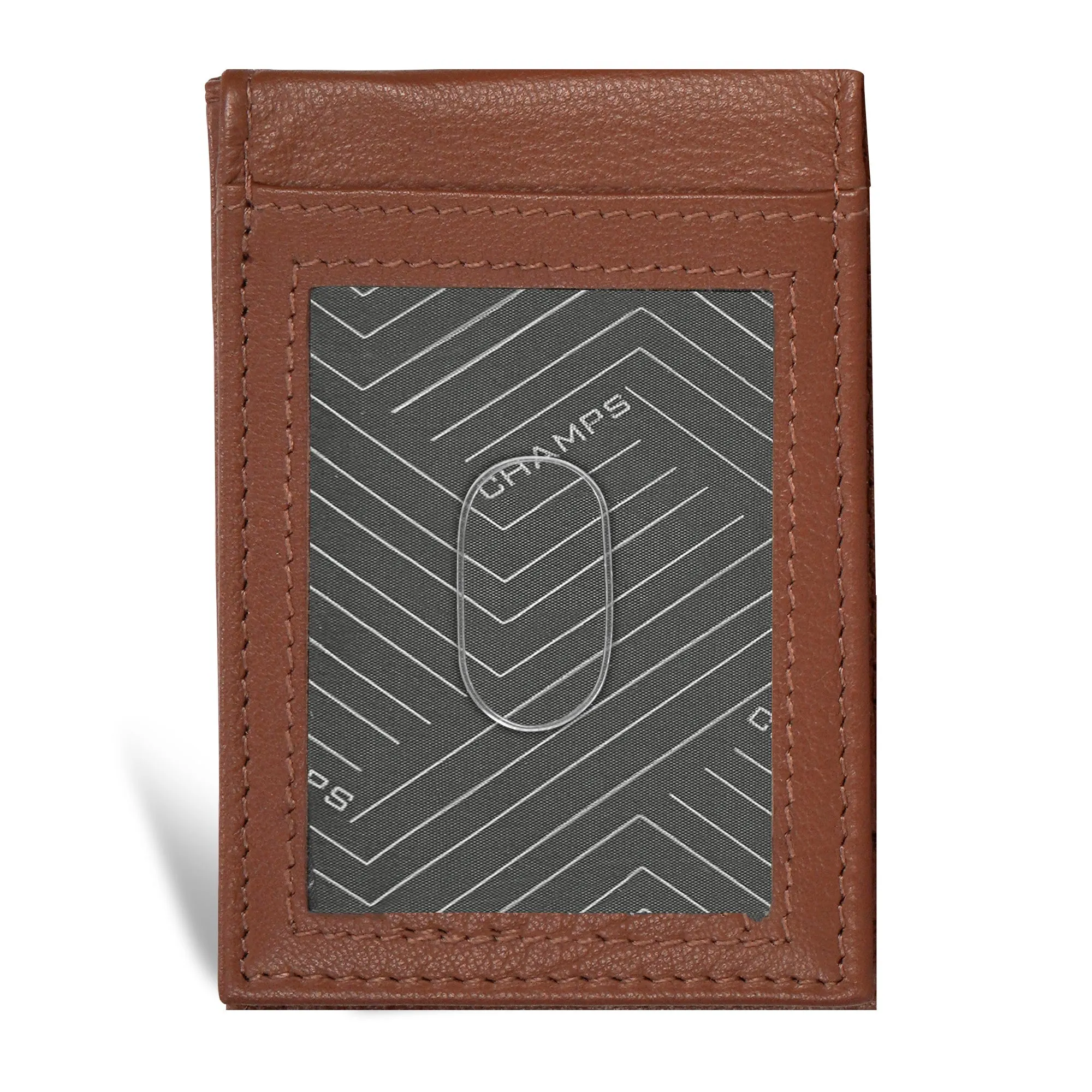 Onyx / Leather Mag Hybrid Card Holder *Drop Ship*