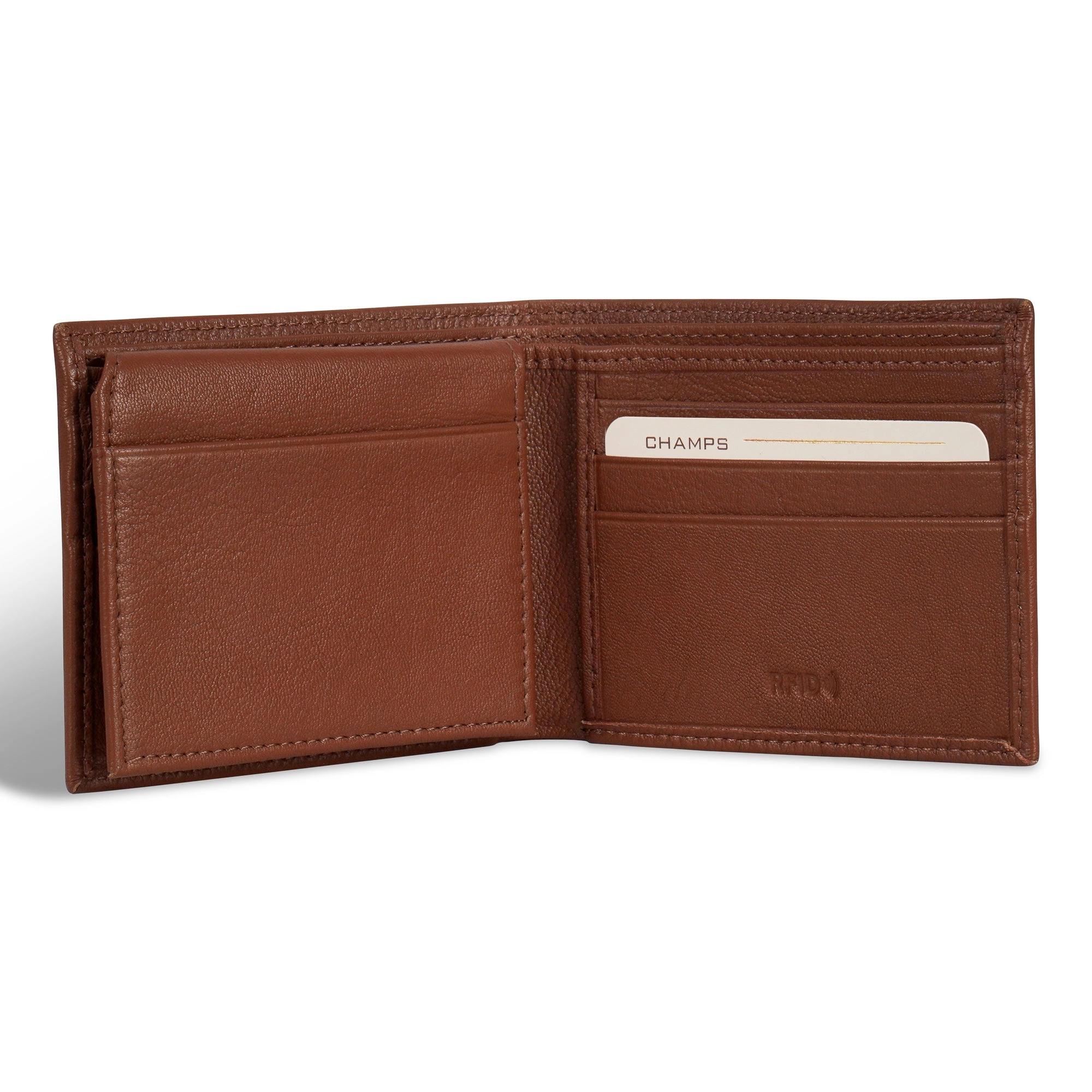 Onyx / Leather Top Wing Wallet *Drop Ship*