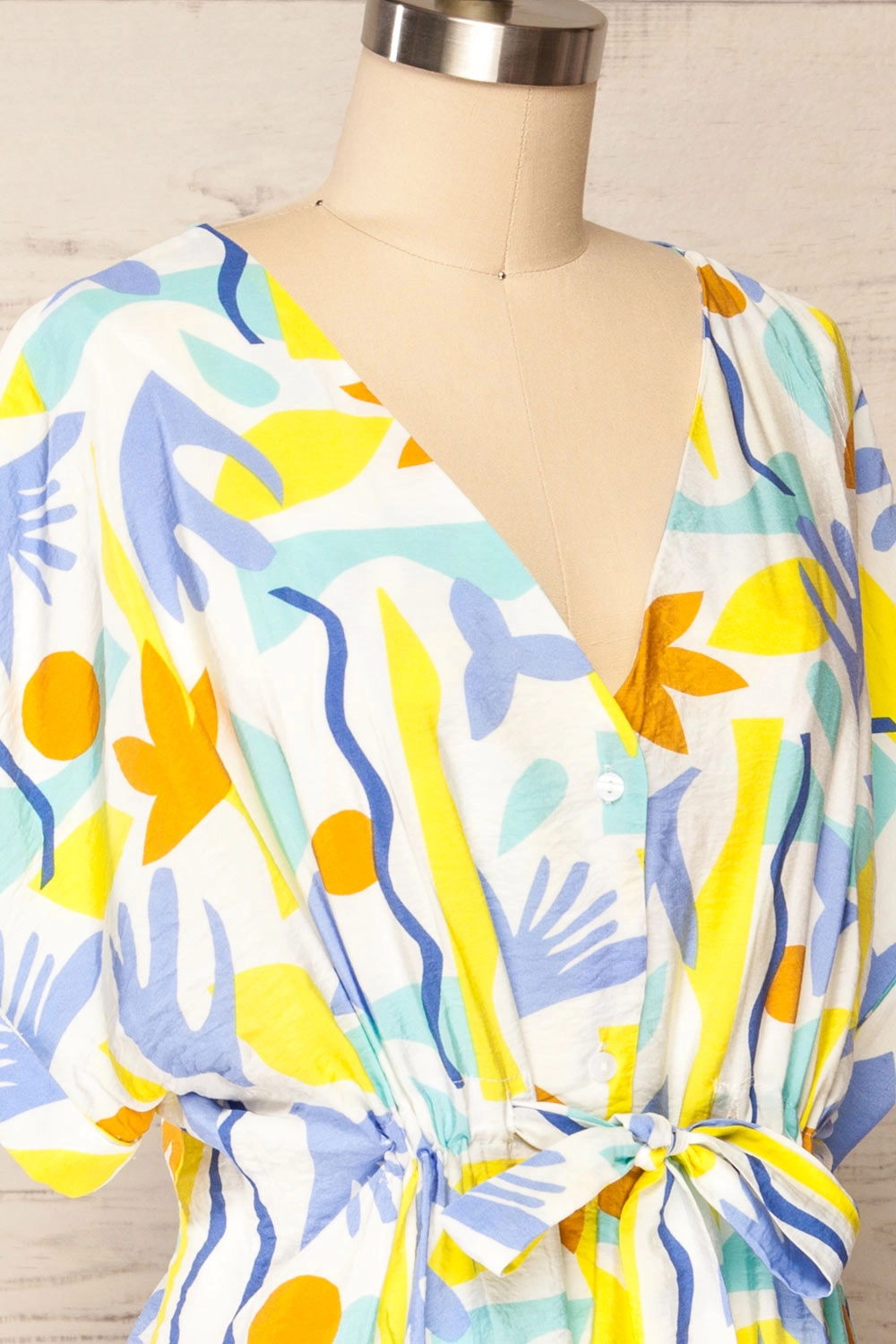 Panspermia | Oversized Short Patterned Dress